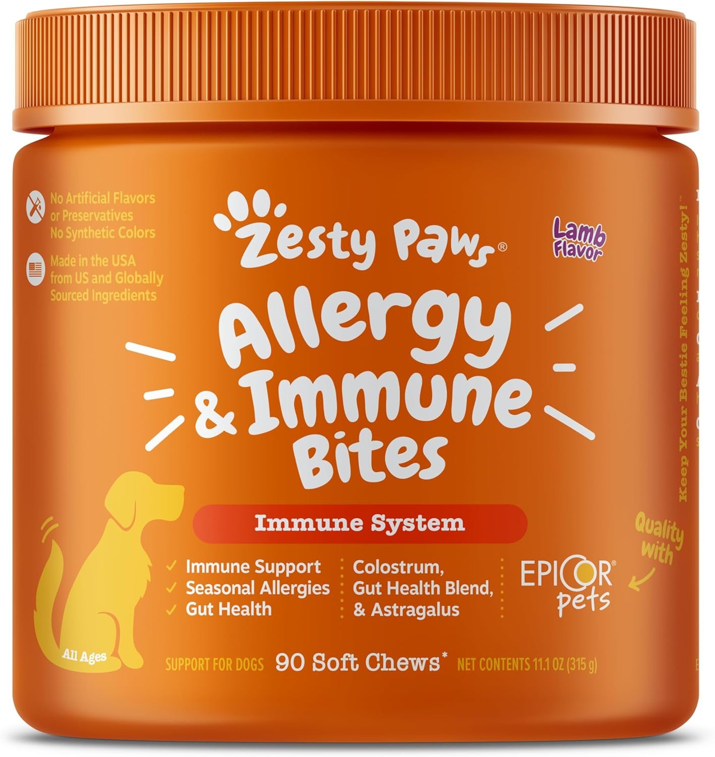 Zesty Paws Dog Allergy Relief Chews