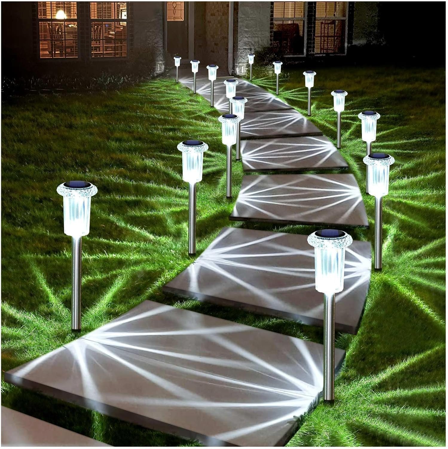 DenicMic Solar Lights Outdoor